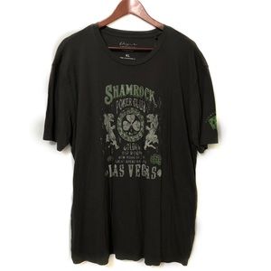 NWT 🔥LUCKY BRAND🔥 Shamrock poker Vegas graphic
